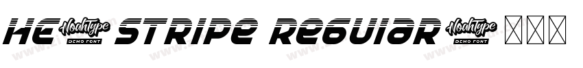 HE_Stripe Regular字体转换